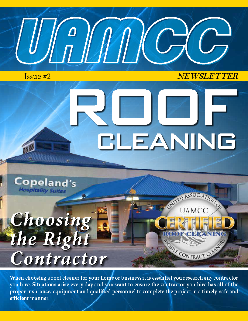 UAMCC.org Newsletter Issue #1 - Roof Cleaning